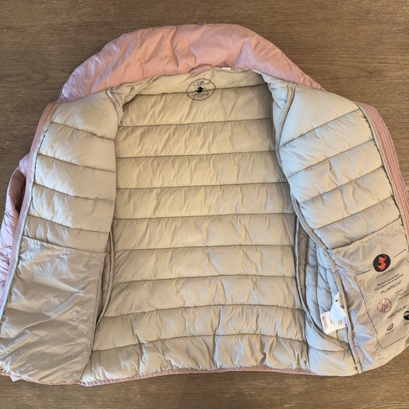 Save The Duck Women's Puffer Jacket-Plumtech Down Alternative-Blush Pink-Size 2 - Picture 8 of 16
